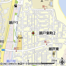 瀬戸東二号公園周辺の地図