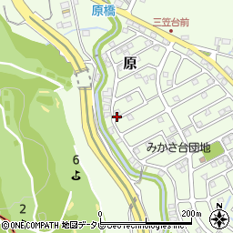 福岡県筑紫野市原166-76周辺の地図