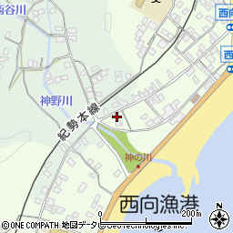 和歌山県東牟婁郡串本町西向877周辺の地図