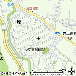 福岡県筑紫野市原166-274周辺の地図