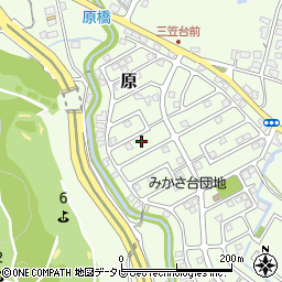 福岡県筑紫野市原166-84周辺の地図