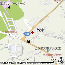 佐賀県東松浦郡玄海町外津周辺の地図
