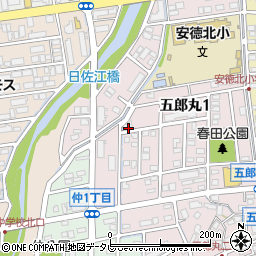 福岡県那珂川市五郎丸1丁目119周辺の地図