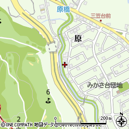 福岡県筑紫野市原166-110周辺の地図
