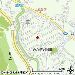 福岡県筑紫野市原166-96周辺の地図