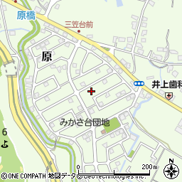福岡県筑紫野市原166-270周辺の地図