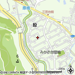 福岡県筑紫野市原166-80周辺の地図