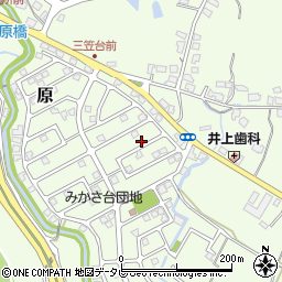 福岡県筑紫野市原166-278周辺の地図