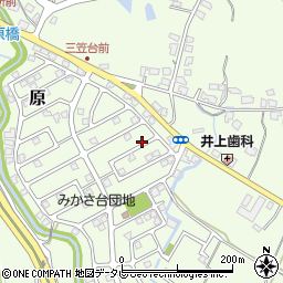 福岡県筑紫野市原166-279周辺の地図