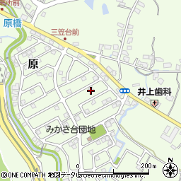 福岡県筑紫野市原166-267周辺の地図
