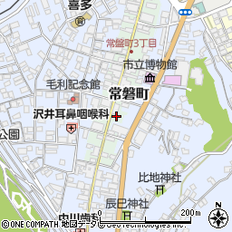 愛媛県大洲市常磐町114周辺の地図