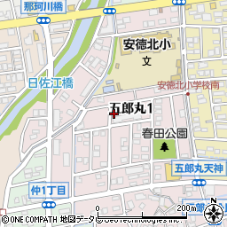 福岡県那珂川市五郎丸1丁目120周辺の地図
