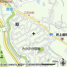福岡県筑紫野市原166-260周辺の地図