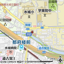 太宰府消防署周辺の地図