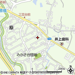 福岡県筑紫野市原166-266周辺の地図