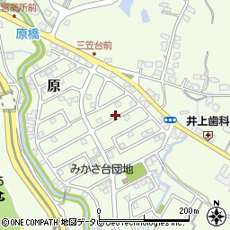 福岡県筑紫野市原166-261周辺の地図