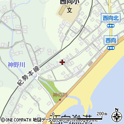 和歌山県東牟婁郡串本町西向737周辺の地図