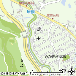 福岡県筑紫野市原166-63周辺の地図
