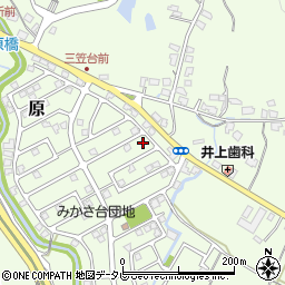 福岡県筑紫野市原166-265周辺の地図