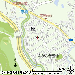 福岡県筑紫野市原166-66周辺の地図