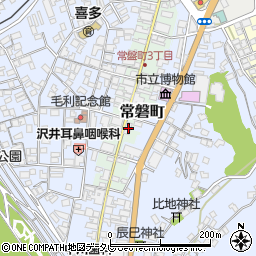 愛媛県大洲市常磐町111周辺の地図