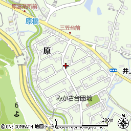 福岡県筑紫野市原166-243周辺の地図