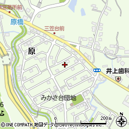 福岡県筑紫野市原166-252周辺の地図