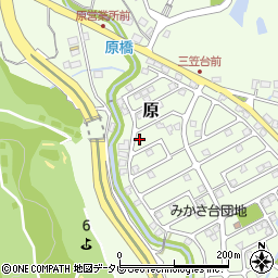 福岡県筑紫野市原166-61周辺の地図