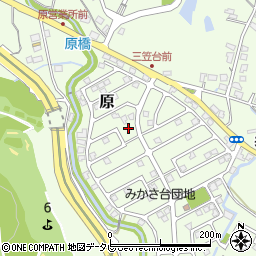 福岡県筑紫野市原166-69周辺の地図