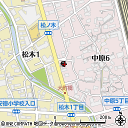 株式会社アイビー石油　セルフ那珂川ＳＳ周辺の地図