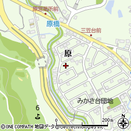 福岡県筑紫野市原166-60周辺の地図