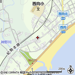 和歌山県東牟婁郡串本町西向740周辺の地図