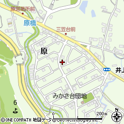 福岡県筑紫野市原166-242周辺の地図