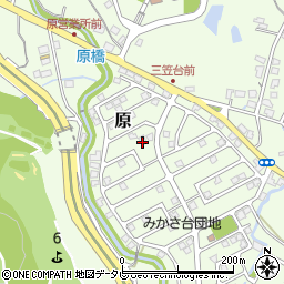 福岡県筑紫野市原166-70周辺の地図