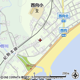 和歌山県東牟婁郡串本町西向743周辺の地図