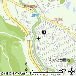 福岡県筑紫野市原166-106周辺の地図
