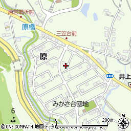 福岡県筑紫野市原166-245周辺の地図