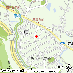 福岡県筑紫野市原166-241周辺の地図