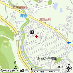 福岡県筑紫野市原166-57周辺の地図