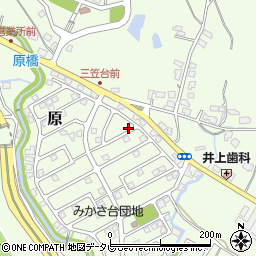 福岡県筑紫野市原166-236周辺の地図