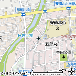 福岡県那珂川市五郎丸1丁目89周辺の地図