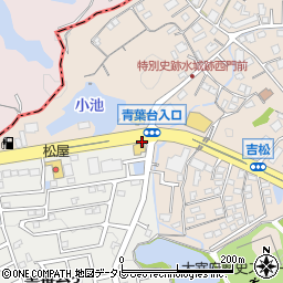 青葉台入口周辺の地図