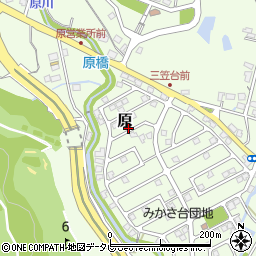 福岡県筑紫野市原166-50周辺の地図