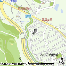 福岡県筑紫野市原166-47周辺の地図