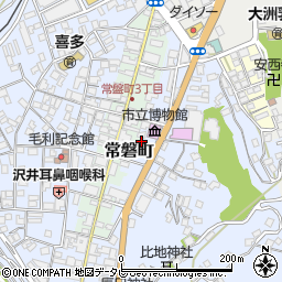 愛媛県大洲市常磐町102周辺の地図