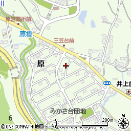 福岡県筑紫野市原166-247周辺の地図