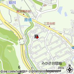 福岡県筑紫野市原166-45周辺の地図