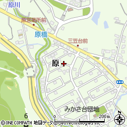 福岡県筑紫野市原166-52周辺の地図