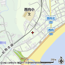 和歌山県東牟婁郡串本町西向744周辺の地図