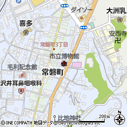 大洲市立博物館周辺の地図
